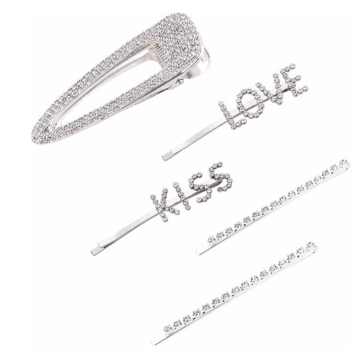 Silver hairpins for wholesale by Emilie collection