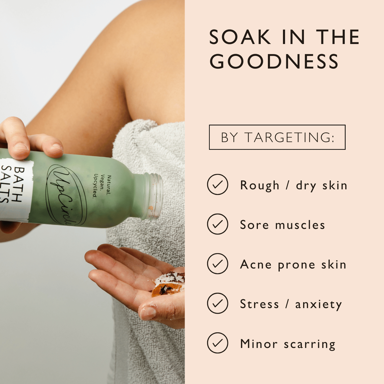 VIAI Beauty - Wholesale Bath Salts - UPCIRCLE Bath Salts with Epsom, Sea and Himalayan Pink Salt4