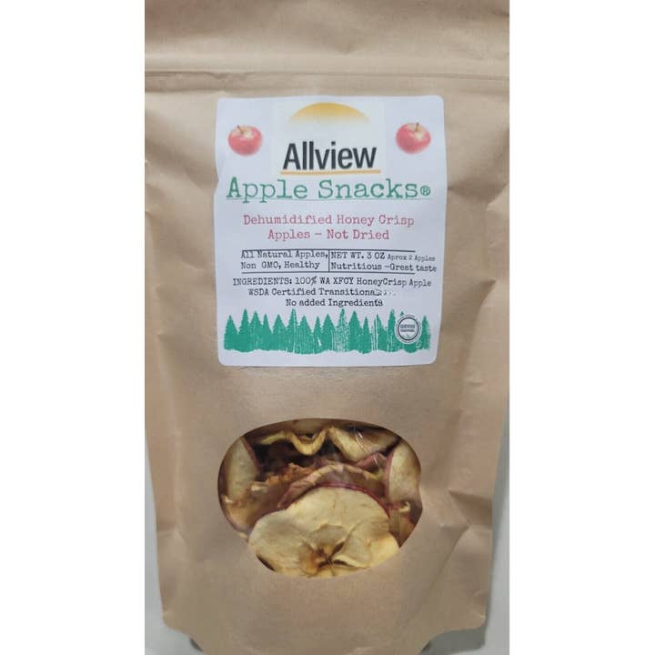 ALLVIEW ORCHARDS - Wholesale Dried/Dehydrated Fruit - NEW Sale-Honey Crisp Apple Snacks2