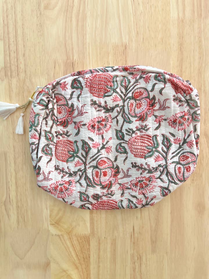 Set of 3 Cosmetic Pouches/WashBags for wholesale by Traditional Trinkets & Textiles