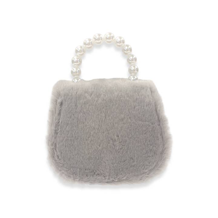 Doe a Dear - Wholesale Crossbody Bag - Kids - B1386 Mesh Bow Furry Purse (4 Colors)8