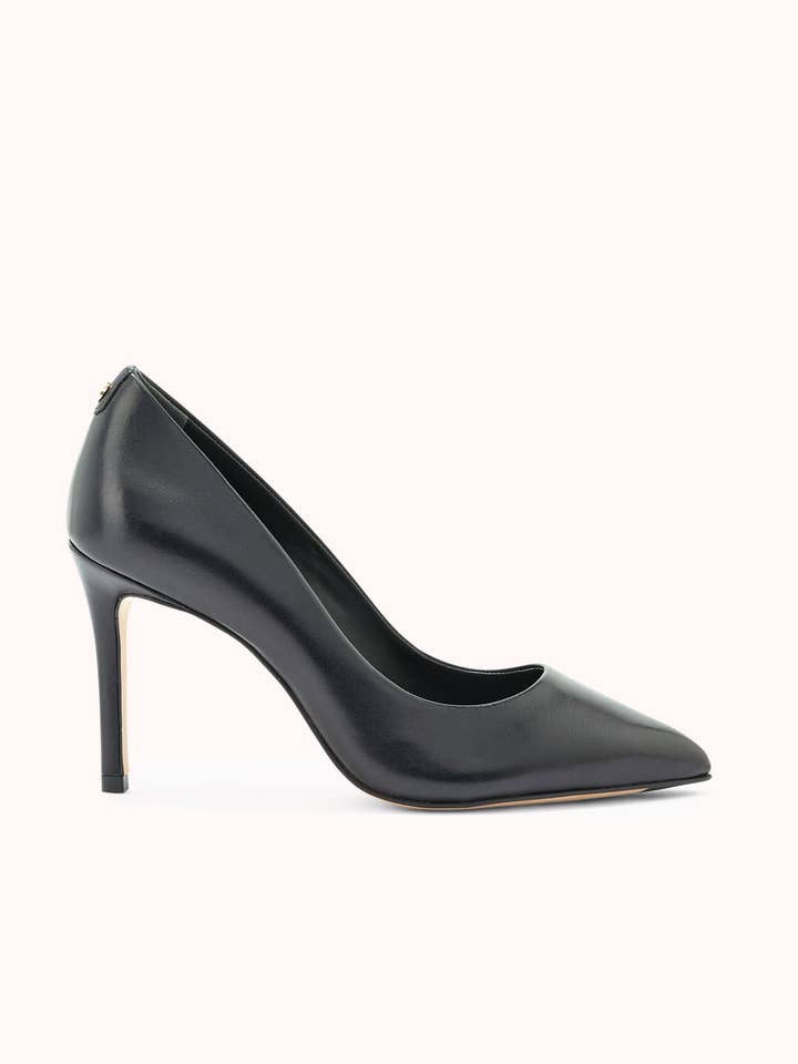 Azoa Pump - Black Smooth Leather for wholesale by COSMOPARIS