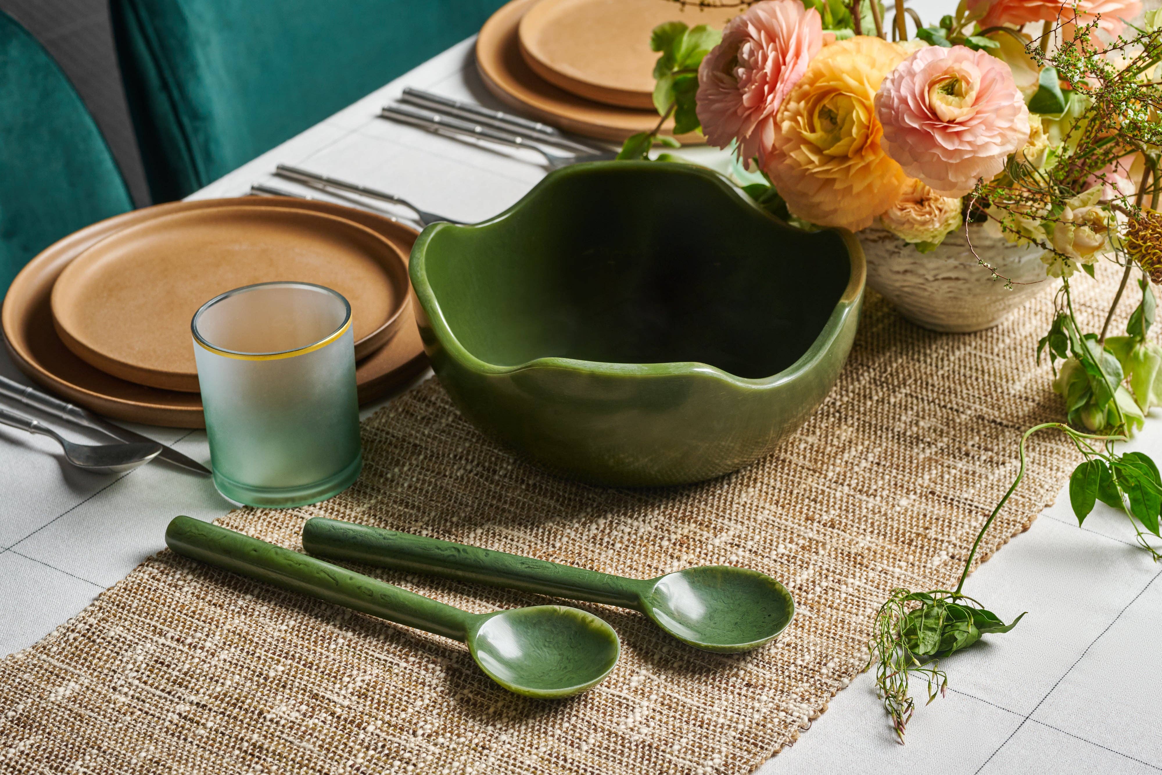 Lainy Home – Prato/tigela decorativa por atacado – Tigela Ondulada de Resina 10" X 4"9