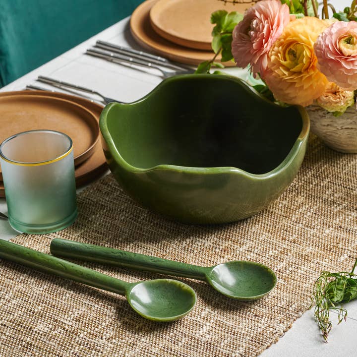 Lainy Home – Prato/tigela decorativa por atacado – Tigela Ondulada de Resina 10" X 4"9