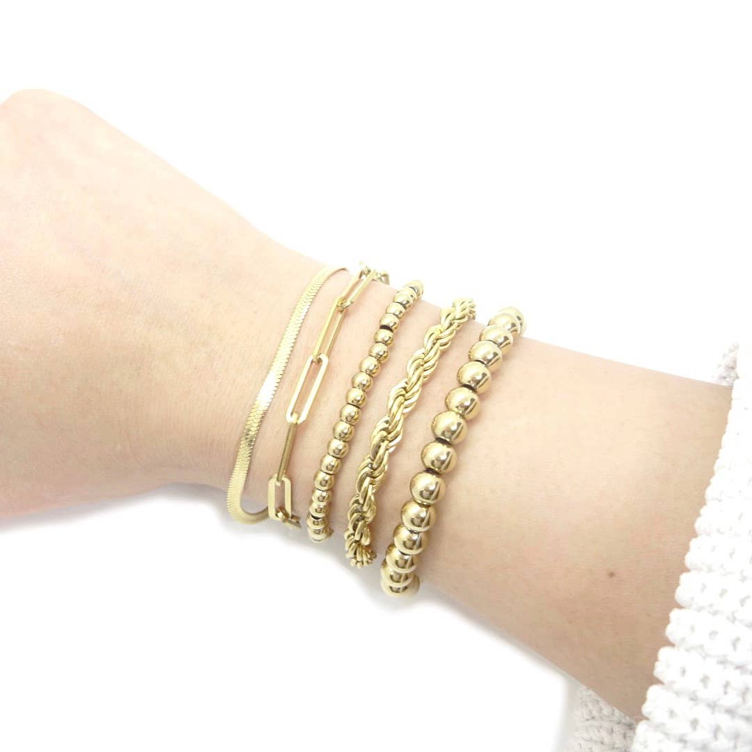 KIKICHIC - Wholesale Link & Chain Bracelet - Twisted Rope Chain Bracelet2