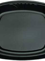 PLATES SQUARE BLACK DEEP - D&W FINE PACK for wholesale by Hudson Meat Company