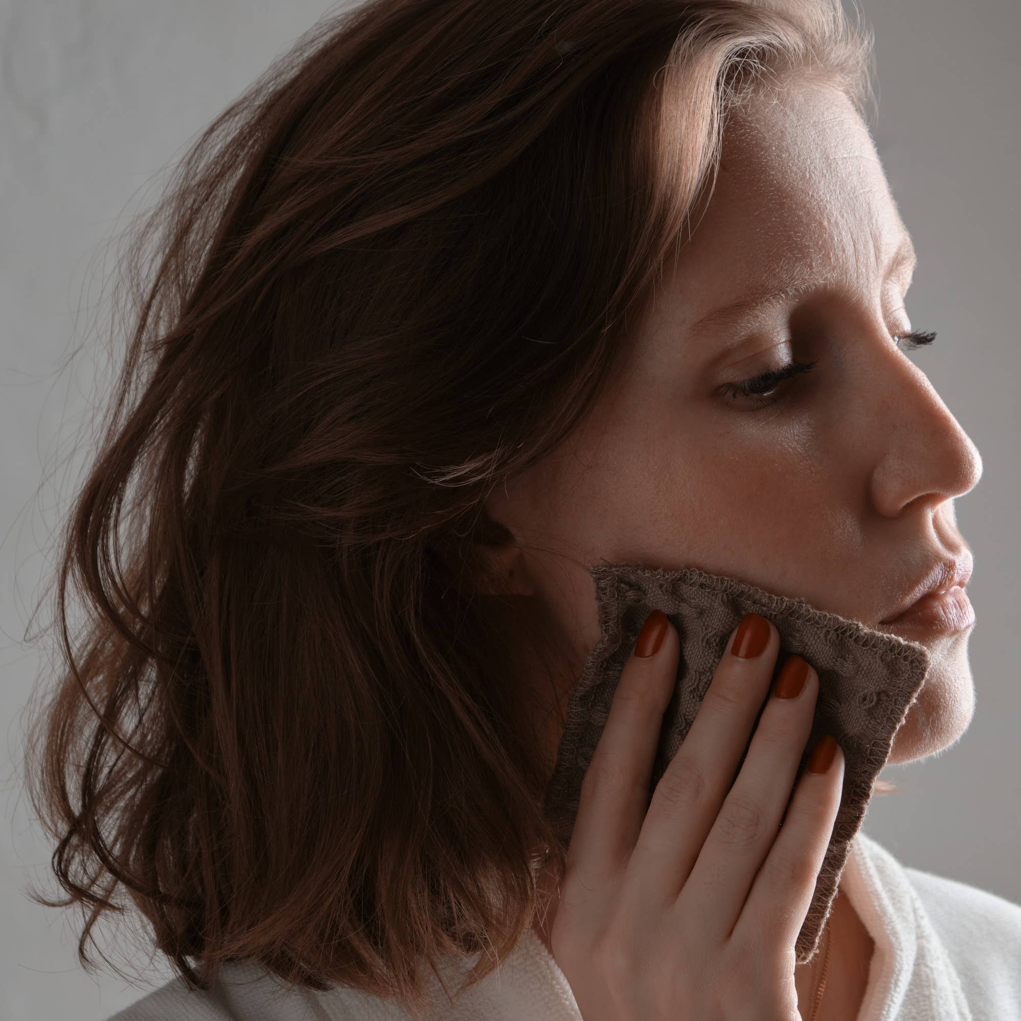 The Organic Company - Wholesale Makeup Remover - Big Waffle Makeup Pads - Clay3