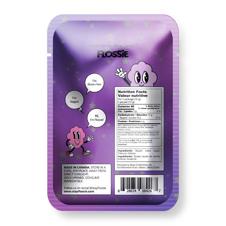 Flossie - Wholesale Cotton Candy - Galaxy Grape Cotton Candy