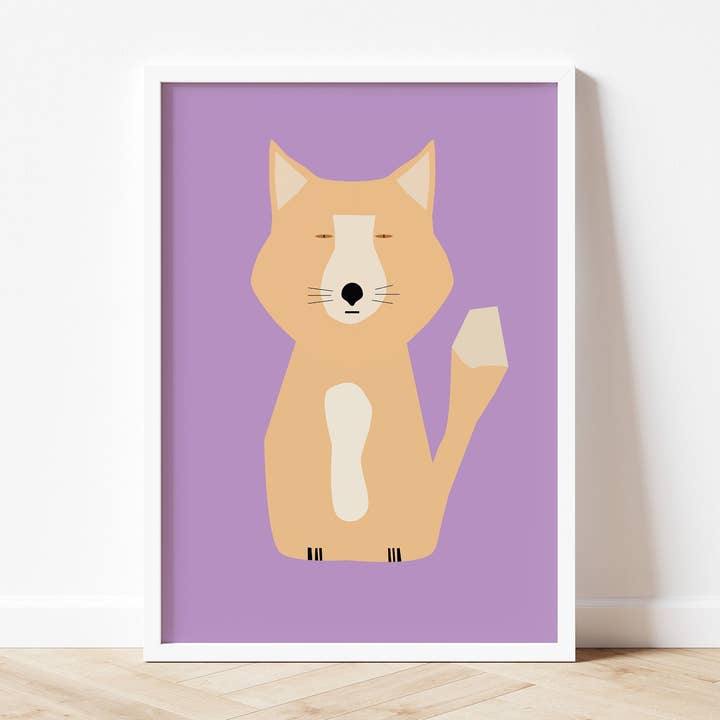 Tibetan Fox - Art print A5/A4/A3 for wholesale by Salty Crayon