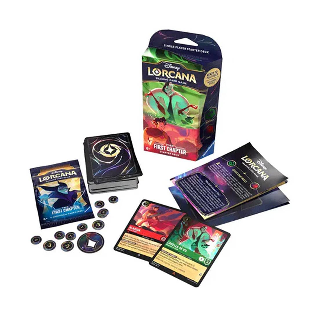 Cardshouse - Wholesale Card Game - Disney Lorcana: The First Chapter Emerald Ruby Starter Deck1