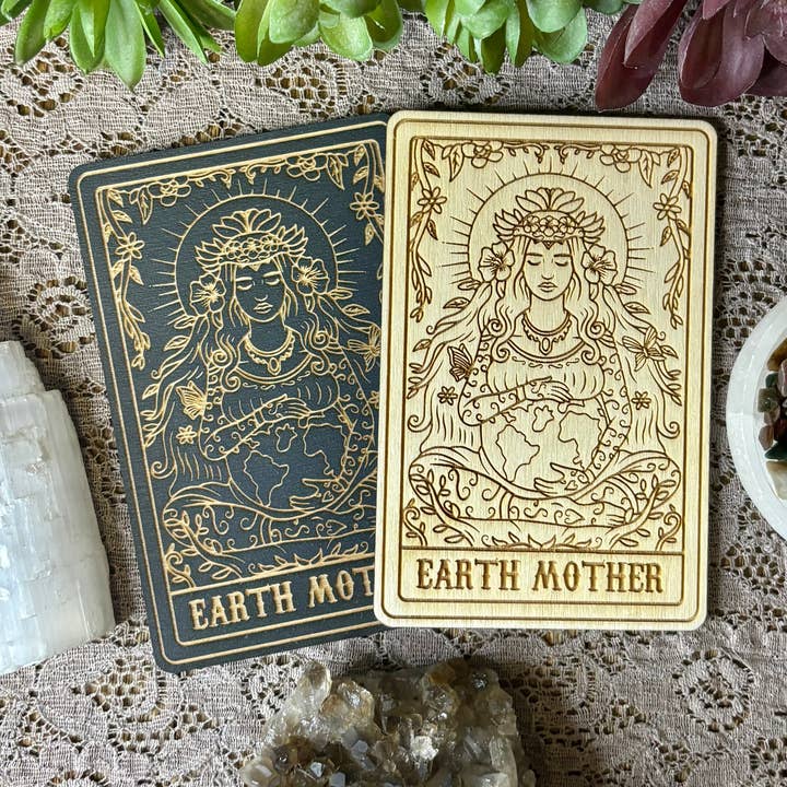 Earth Mother Deity Card | Altar Decor | Wall Art for wholesale by Kraftmir