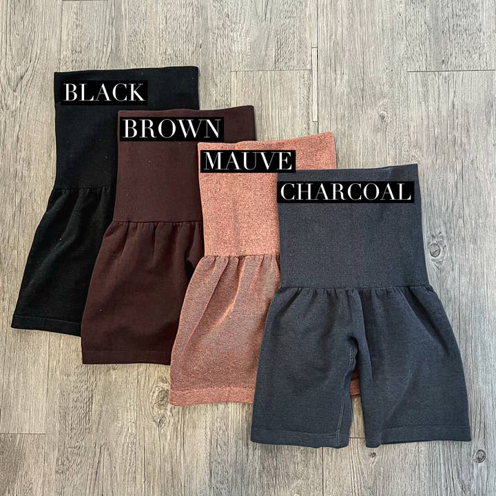 SurelyMine - Wholesale Athletic Shorts - Women's - Keep It Tight Tummy Control Biker Shorts3