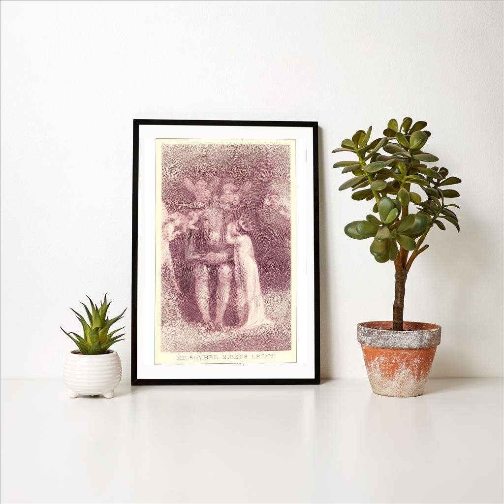 Found Image Press - Wholesale Art Print - Art Print LT-37 Scene from Midsummer Nights Dream1