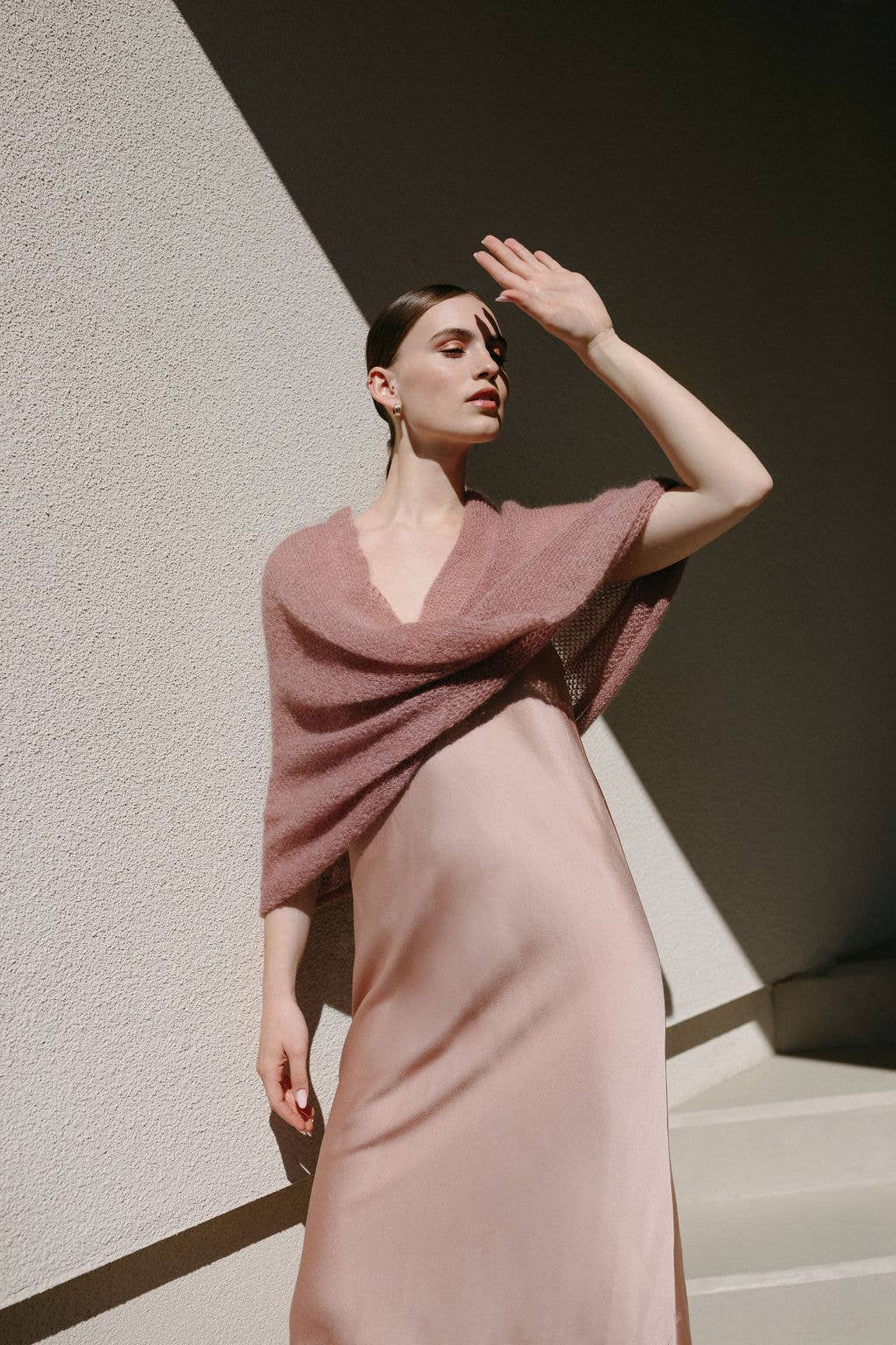 WOOL HOUSE - Wholesale Wrap - Women's - Luxurious Bridal Wrap Shawl / MAGNOLIA11