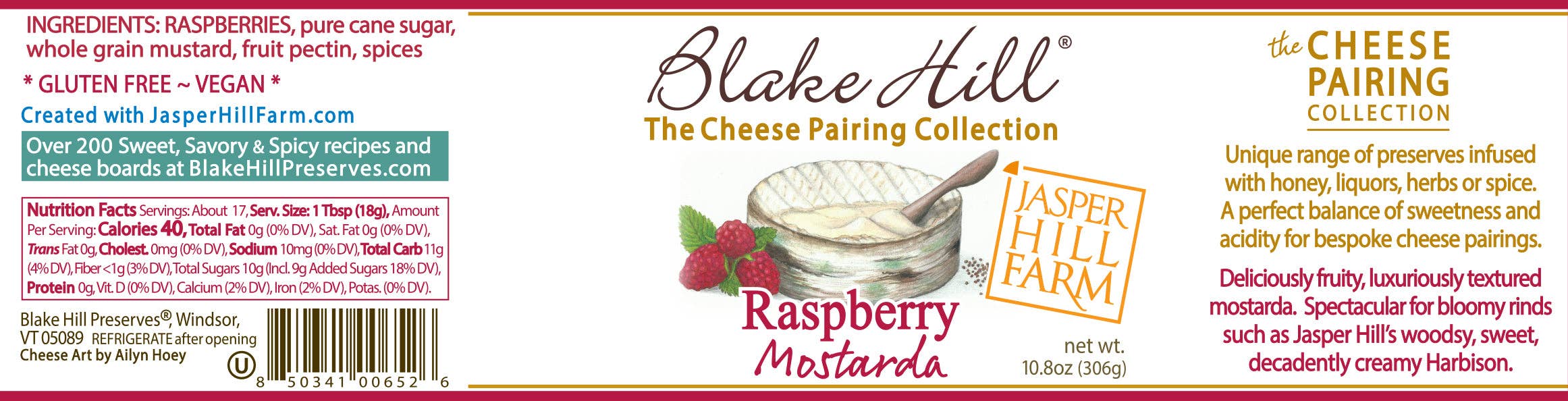 Blake Hill Preserves - Vente Confiture/gelée - Mostarda framboise12
