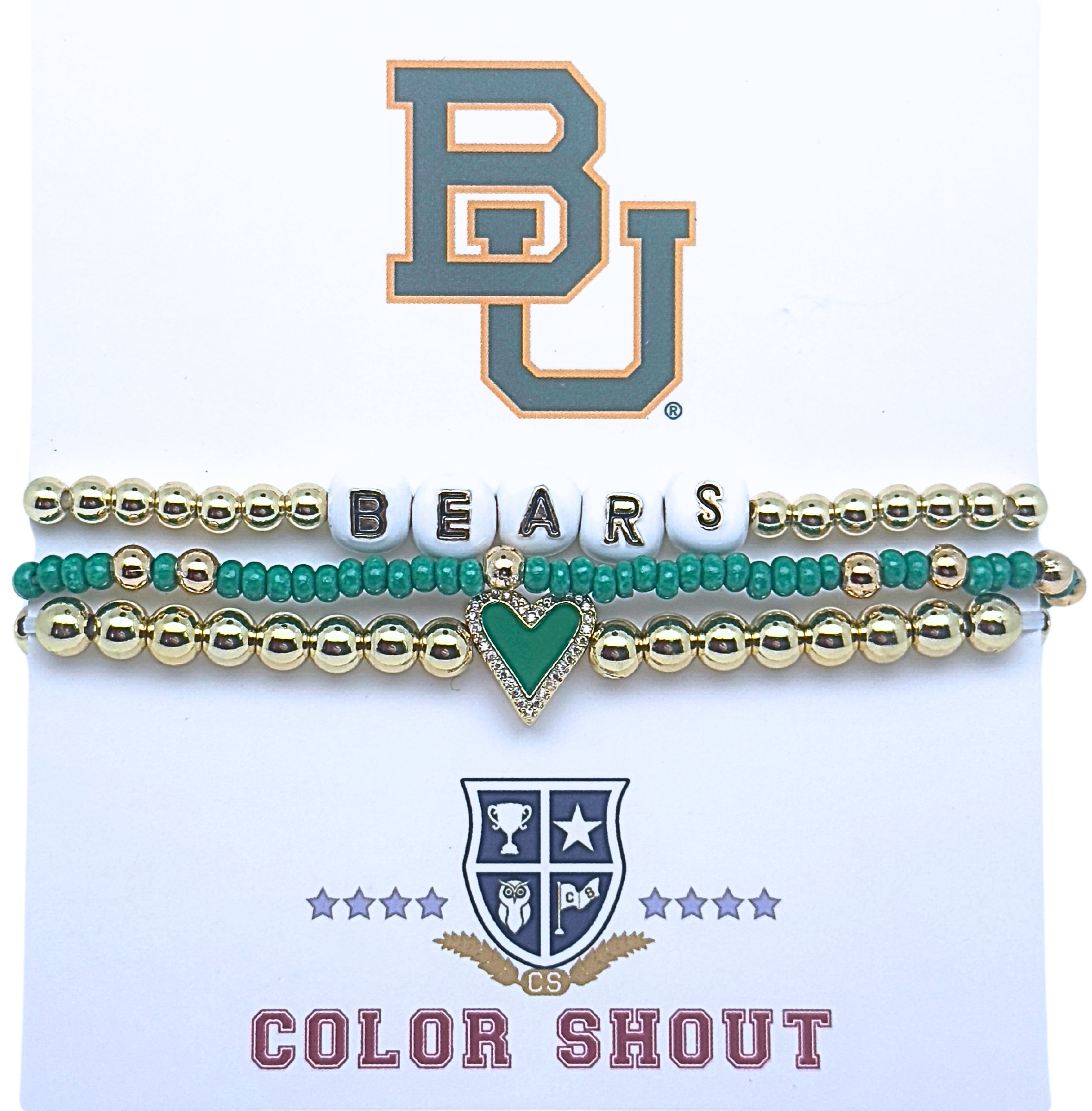 Color Shout – Großhandel Schmucksets – B202 - BAY 'Ich liebe' Baylor Armbandstapel0