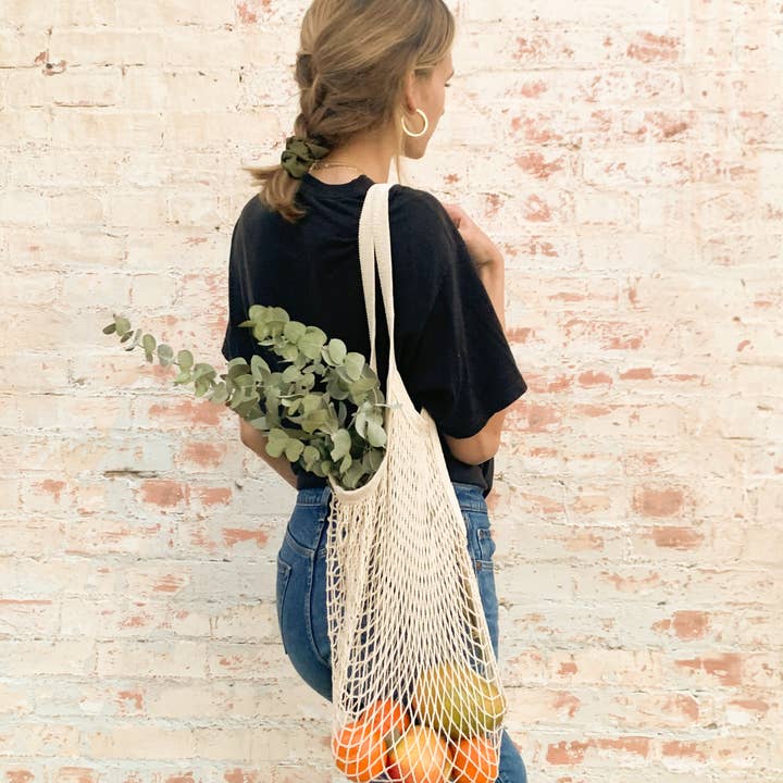 Sun Freckled Studio - Wholesale Grocery/Shopping Bag - Sand Market Bag