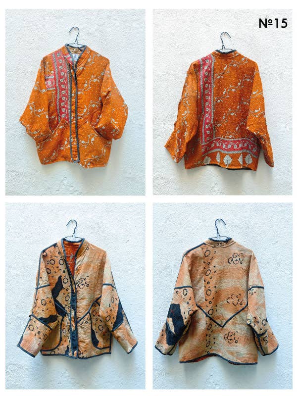 Indigo Collection - Wholesale Jacket - Women's - VINTAGE KANTHA JACKETS13