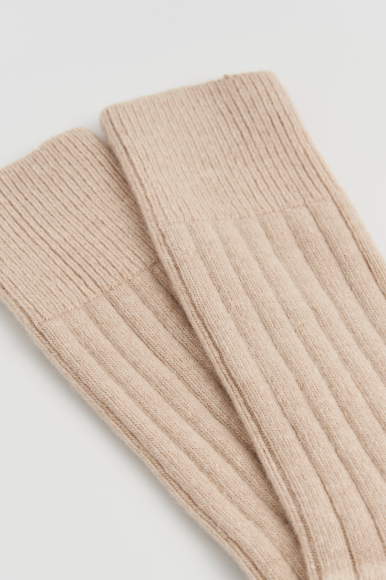 Milky Tea Beige Merino Bed Socks for wholesale on Faire1