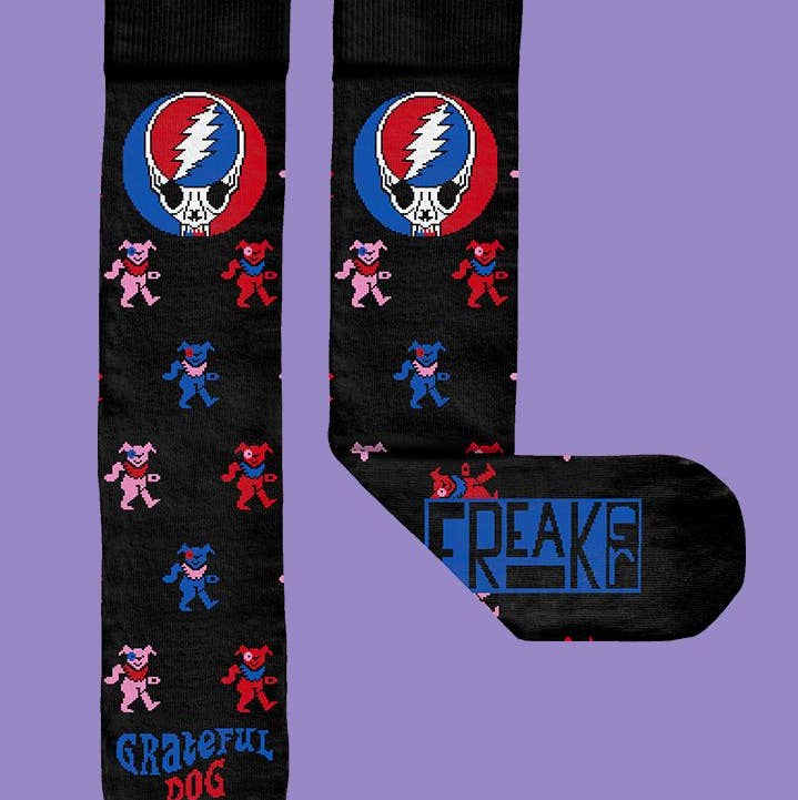 Grateful Dog | Calcetines fabricados en Estados Unidos para venta al por mayor de Freaker USA