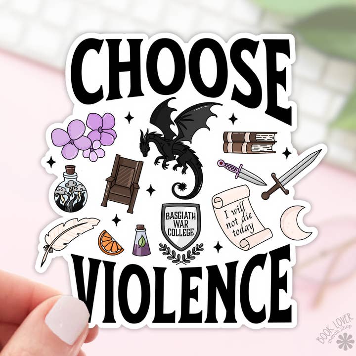 Choisissez des autocollants de violence / Autocollants de livres / Amateur de livres pour la vente par Book Lover Merch Shop