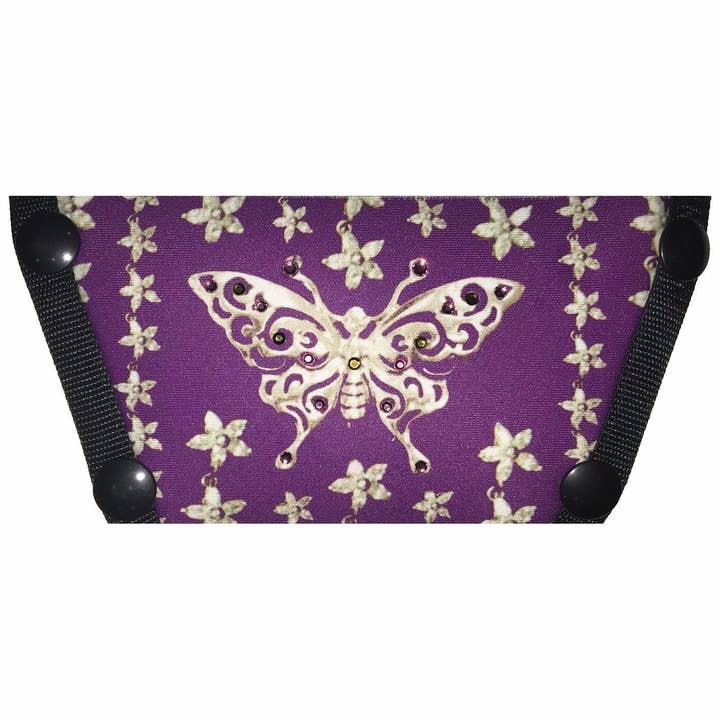 Schmetterlingsbling auf Amethyst für den Großhandel von Onesole