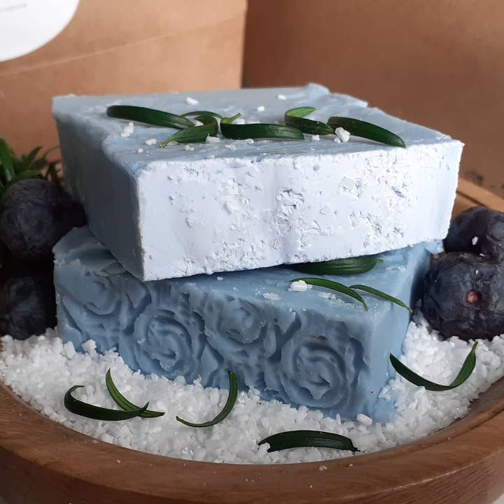 Sea Salt and Juniper Olive Oil Soap for wholesale by SkincareBOOtique