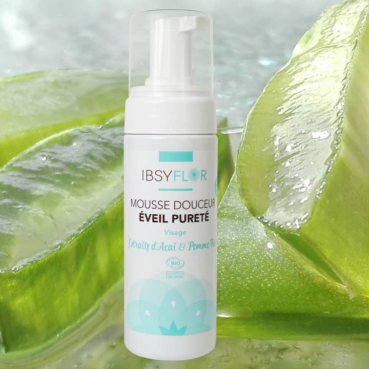Mousse pureté - Mousse nettoyante pour le visage - 150ml pour la vente par ibsyflor