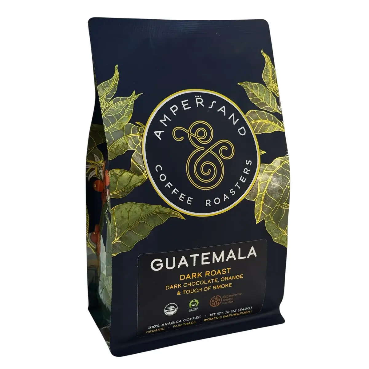 Ampersand Coffee Roasters - Vente Café moulu - Café moulu Guatemala R.O.C 12 oz (Torréfaction foncée)0