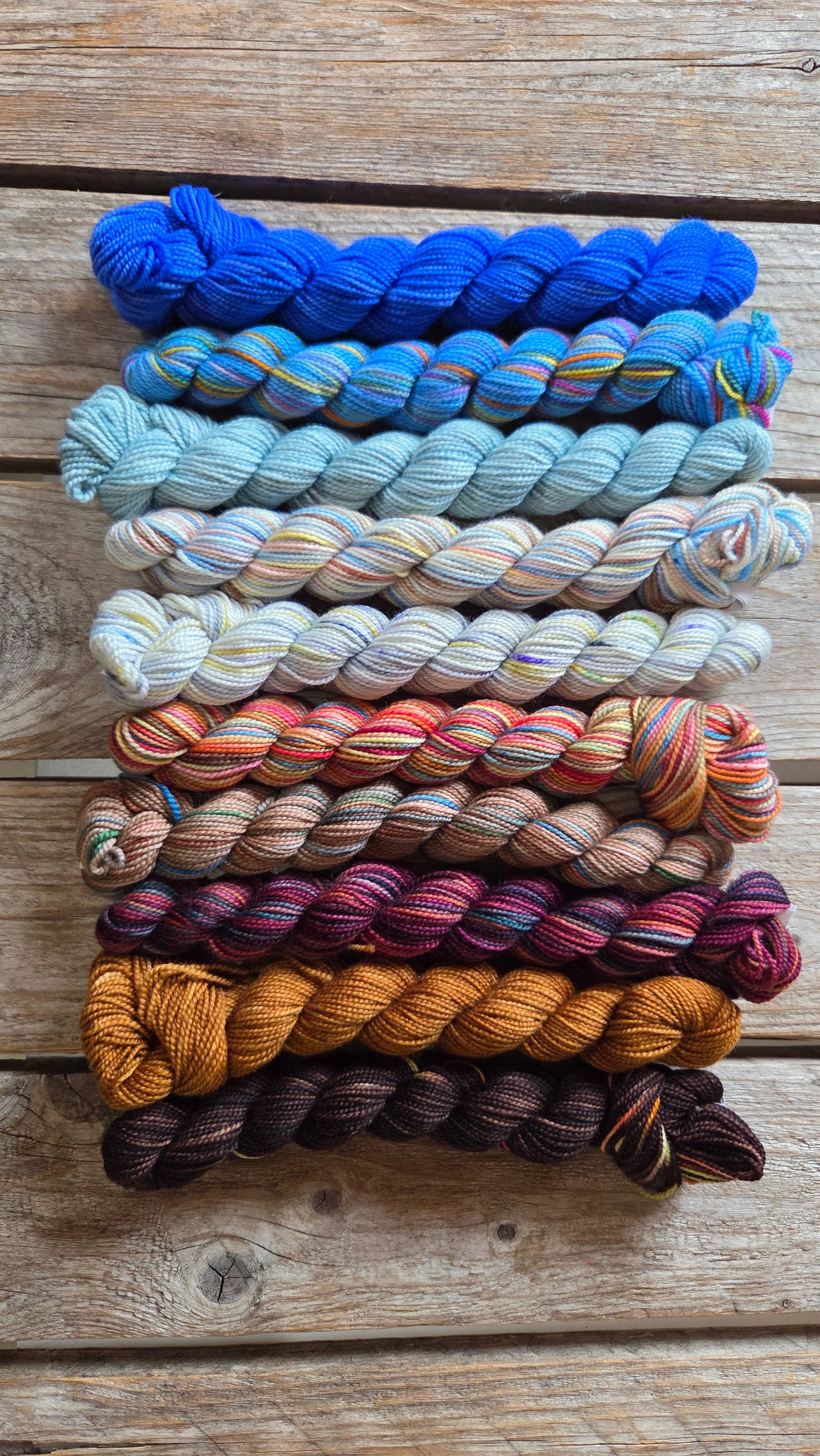 Koigu Wool Designs - Wholesale Yarn - Wibbly-Wobbly Scarf Mini Skein Sets (LYS DAY 2026)36