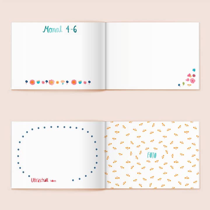 Frau Ottilie - Wholesale Family & Relationships Book - Pregnancy Diary (Hardcover) (PU=3)3