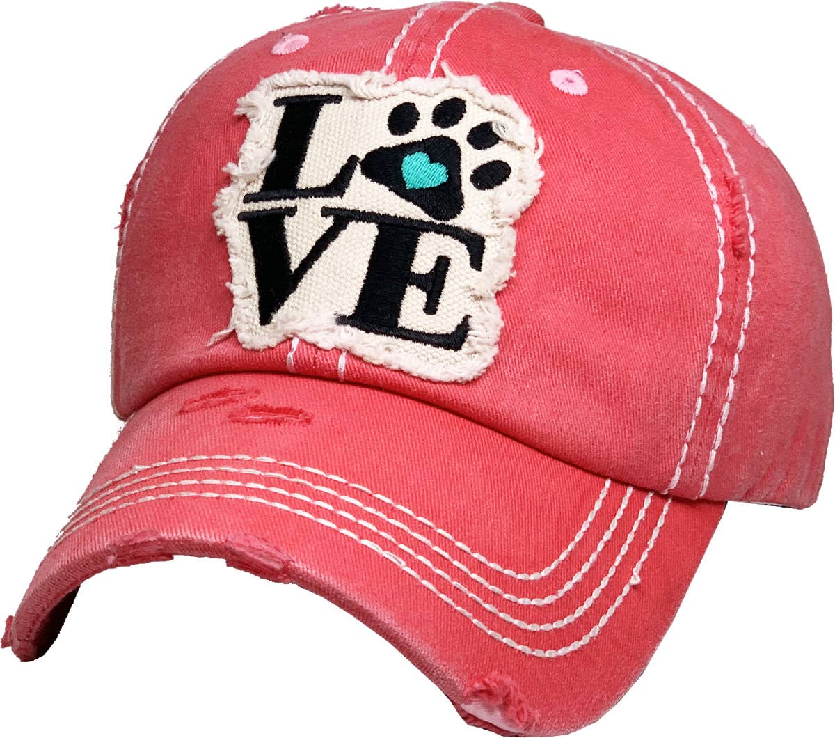 KBETHOS - Wholesale Baseball Cap - Women's - Paw Love Vintage Ballcap20