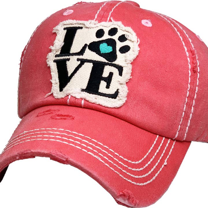 KBETHOS - Wholesale Baseball Cap - Women's - Paw Love Vintage Ballcap20