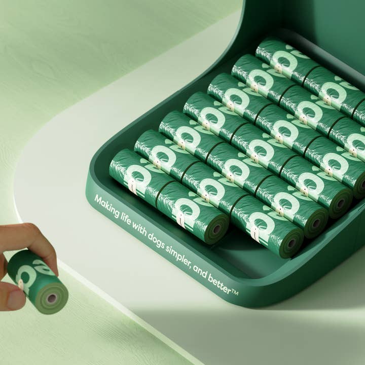 Pet Palette Distribution - Wholesale Pet Poop Bag Dispenser - Earth Rated Countertop Display w/21 Rolls & 6 Dispensers3