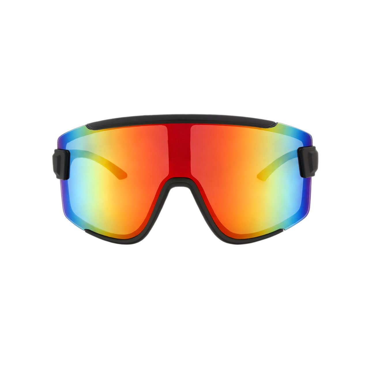 Wholesale Shield Sunglasses Pit Style Mirror Lens Sport Wrap Sunglass