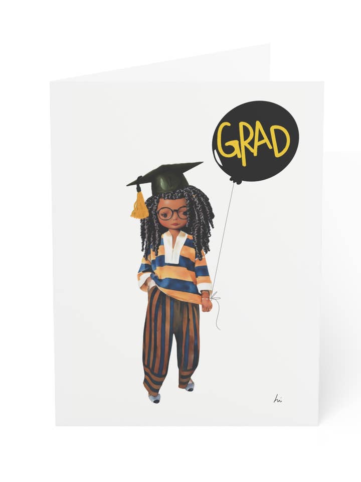 The Graduate - HarperIman Greeting Card for wholesale by HarperIman and Co.