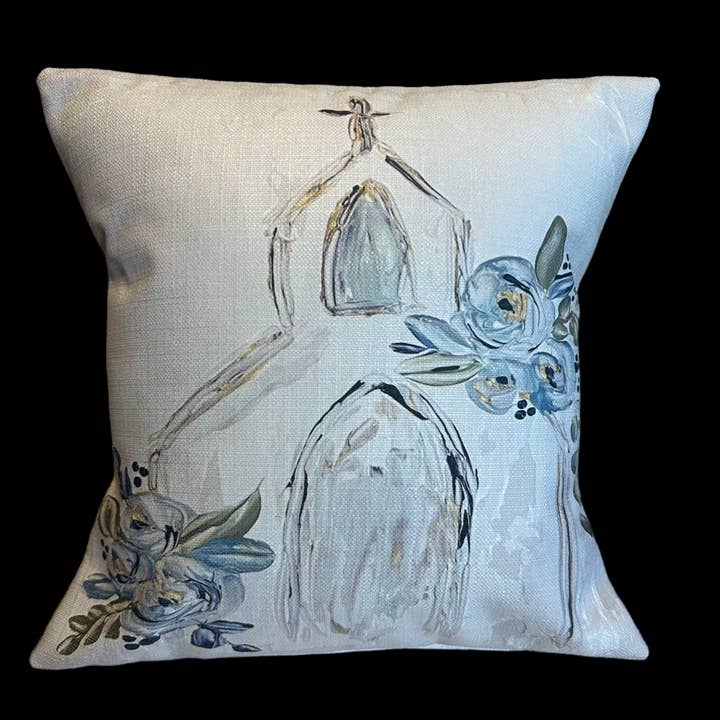 GA Morning Glory Church Pillow for wholesale by Southern Cotton Mill