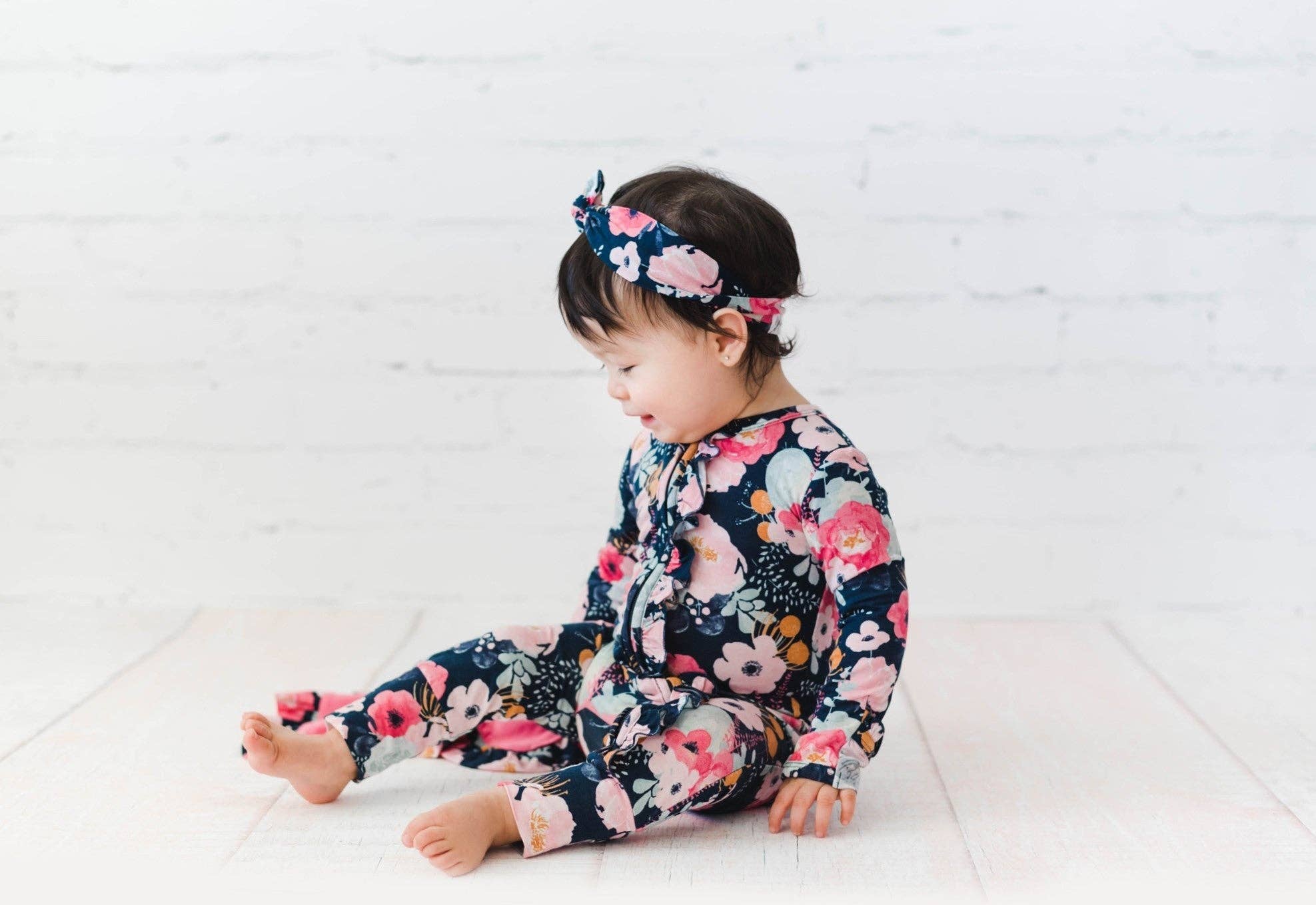 Gigi and Max - Wholesale Fashion Headband - Baby - Dakota Floral Topknot Headband4