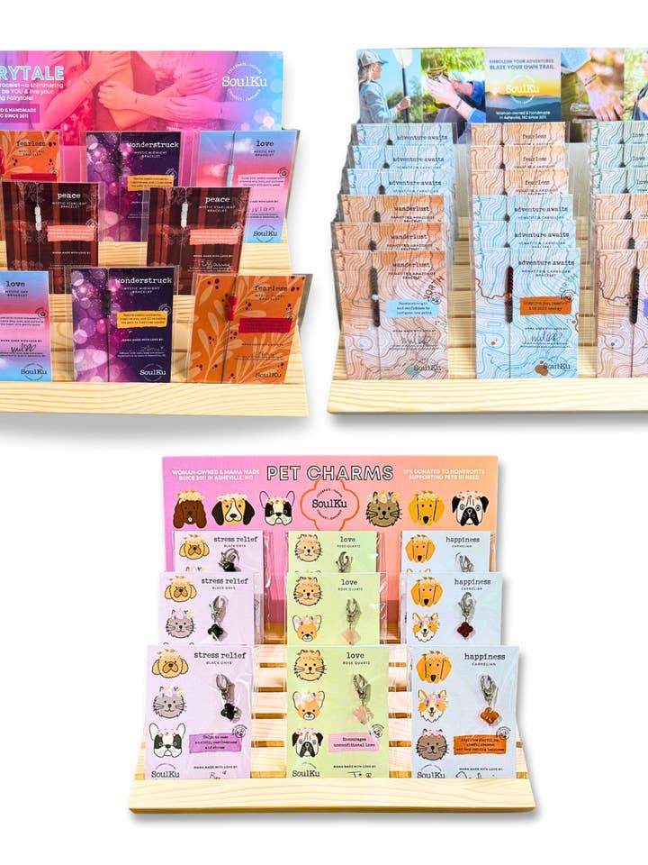 Small Wooden Display with Collection POP for wholesale by SoulKu