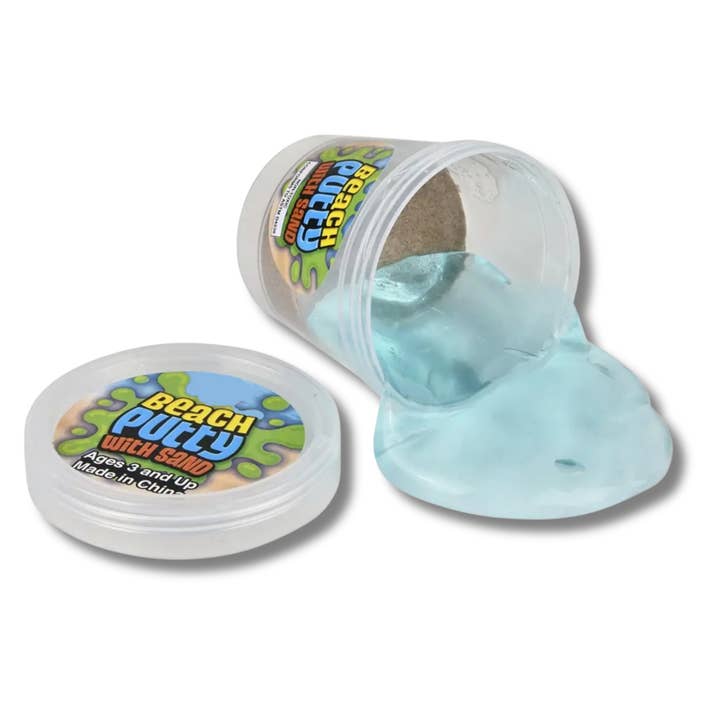 JSBlueRidge Toys - Vendita all'ingrosso Plastilina/slime - Bambini - Set di 6 giocattoli per bambini con pasta modellabile da spiaggia.