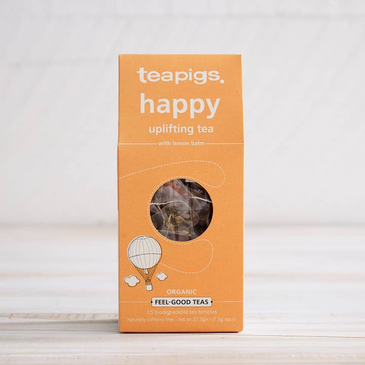 teapigs - Wholesale Tea Bags - Organic Happy (Uplifting Tea) - 15 Temples