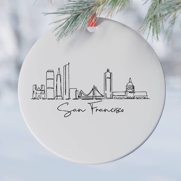 Elm Ridge Home - Wholesale Ornament - San Fransisco Christmas Ornament0