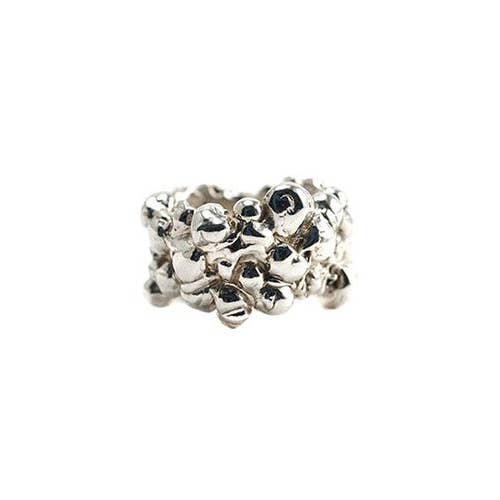 Caviar Band - Sterling Silver for wholesale by Brooklyn Heavy Metal