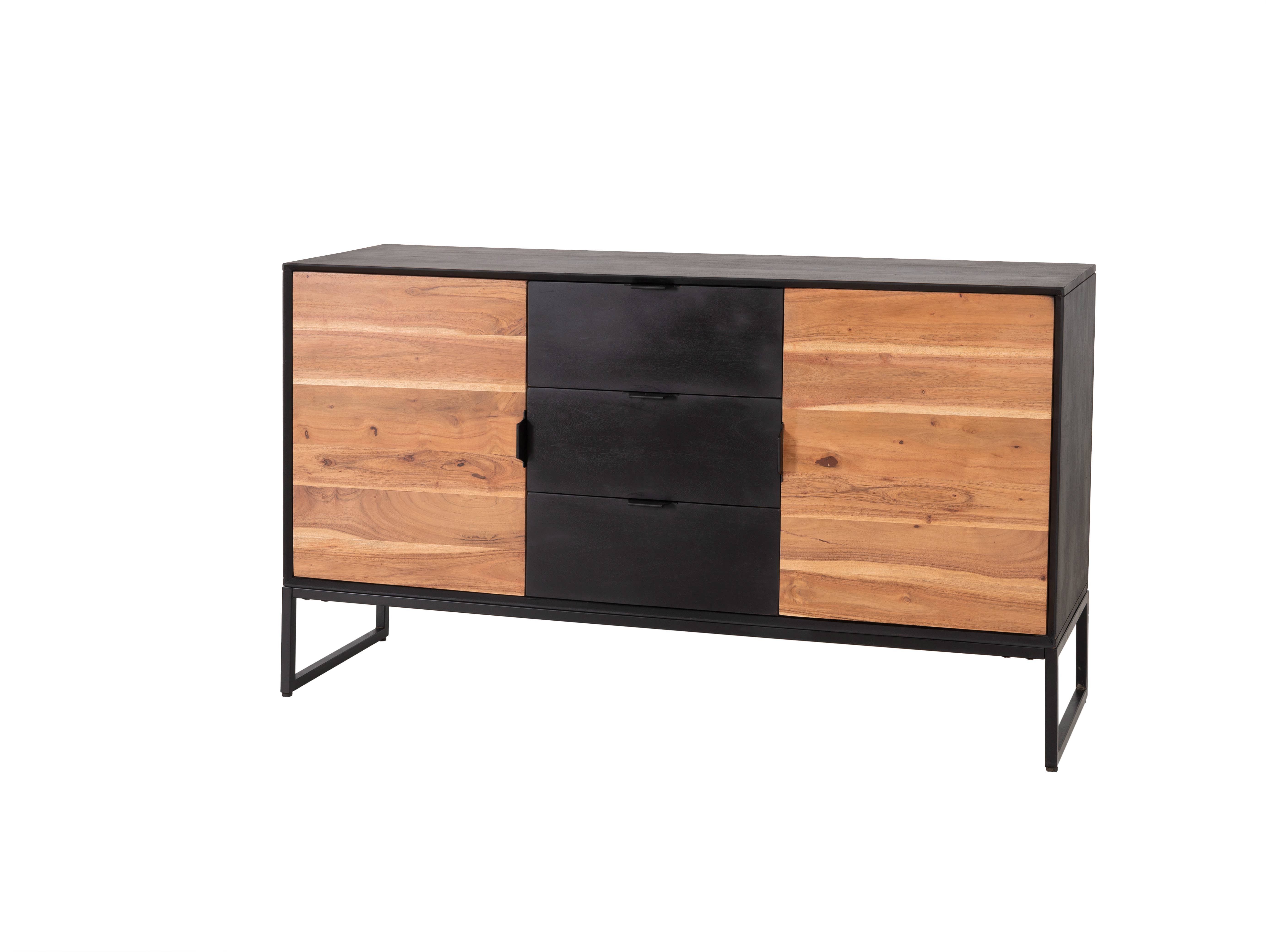 Gdeco - Wholesale Sideboard - Sideboard with 2 Doors And 3 Drawers 140X40X80 Cm0