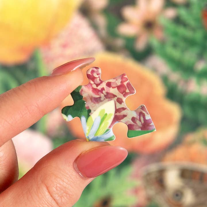 1canoe2 | One Canoe Two Paper Co. - Wholesale Puzzle - Adult - Garden Blooms - 500 Piece Jigsaw Puzzle