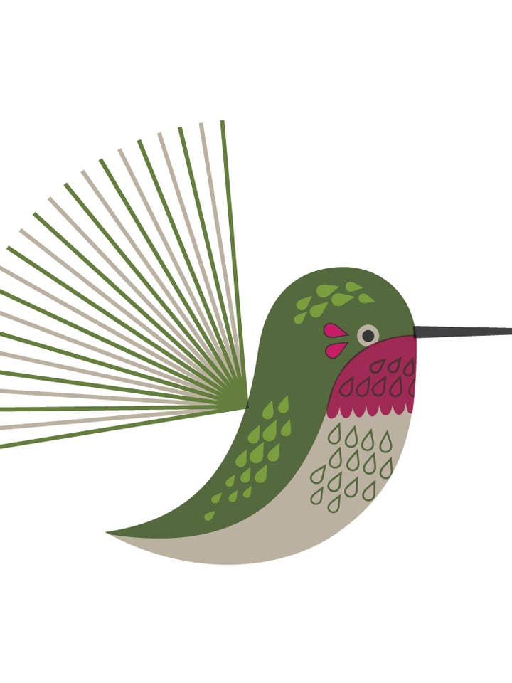 Pegatina Colibrí para venta al por mayor de Artisans & agency