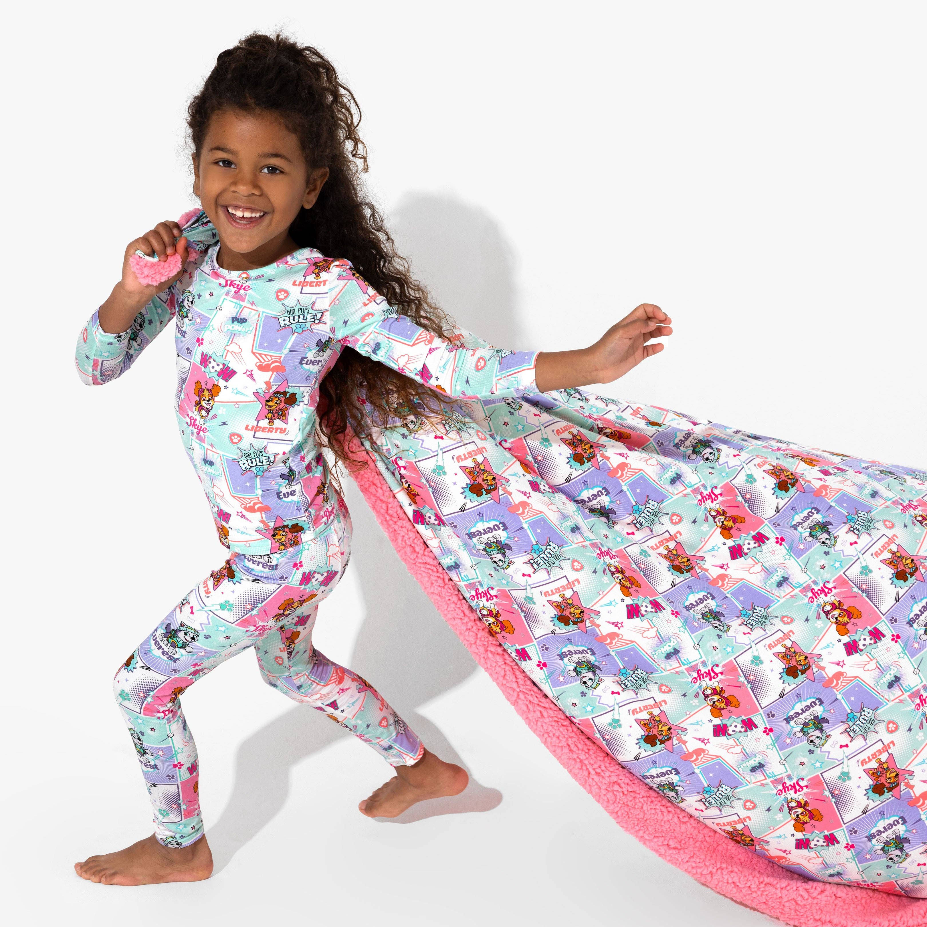 Bellabu Bear - Vendita all'ingrosso Coperta - Bambini e neonati - PAW Patrol: Coperta in Bambù Sherpa Comic Girl Pups2