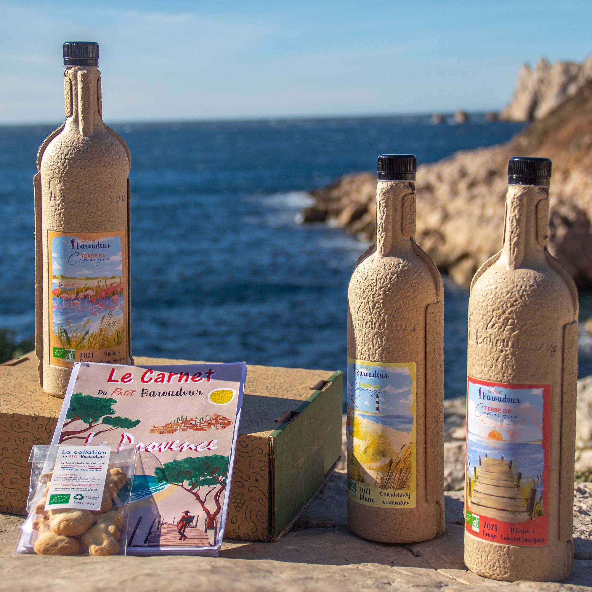 Le Petit Baroudeur - Venta al por mayor Vino tinto - Vino tinto orgánico Bio'teille IGP Terre de Camargue2