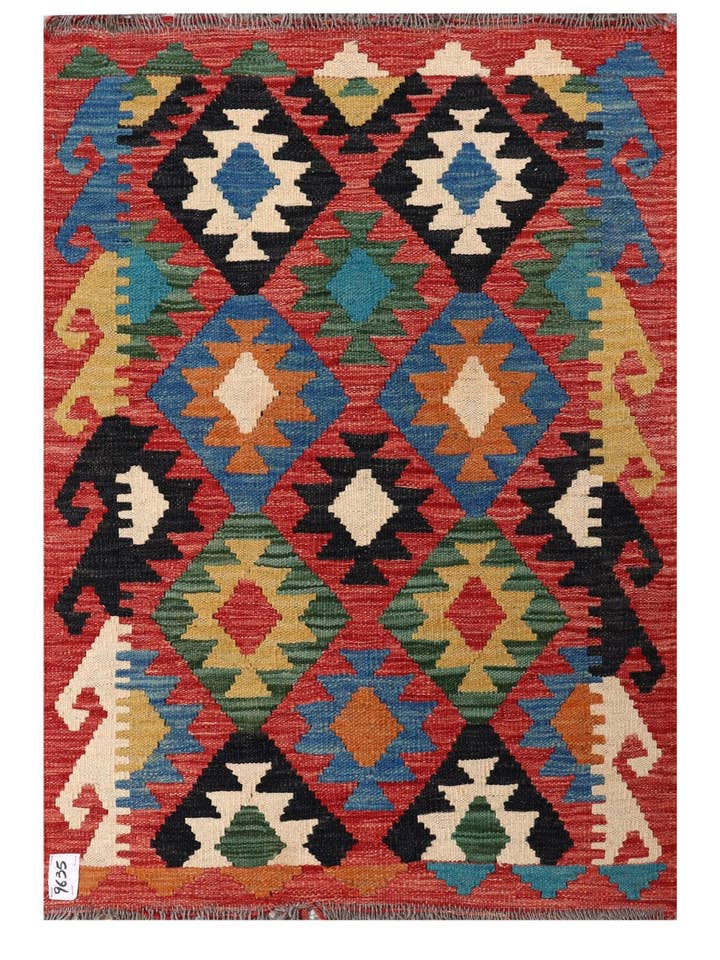 Tappeto Kilim Maimana Afghanistan - 116 x 81 cm per la vendita all'ingrosso da parte di Imaco Rugs