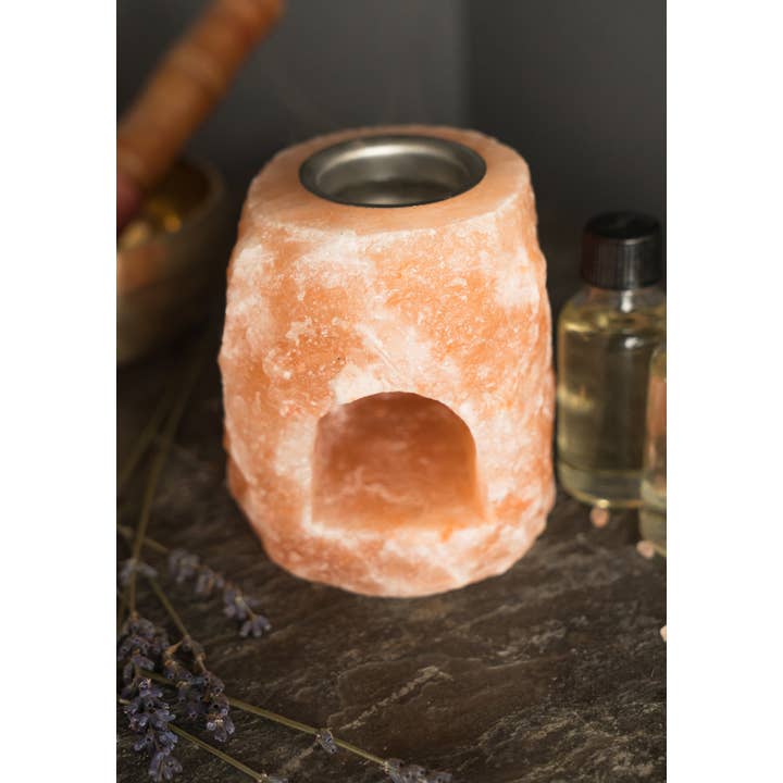 Namaste - Wholesale Oil warmer - Natural Himalayan Salt Oil Burner2